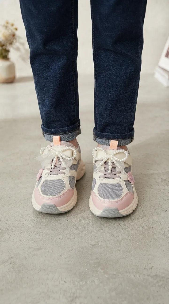 Girls Pink Casual Jogger KD8772