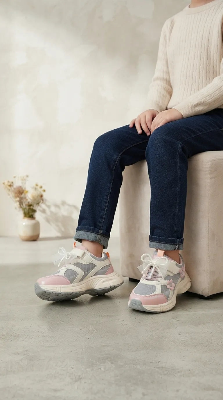 Girls Pink Casual Jogger KD8772