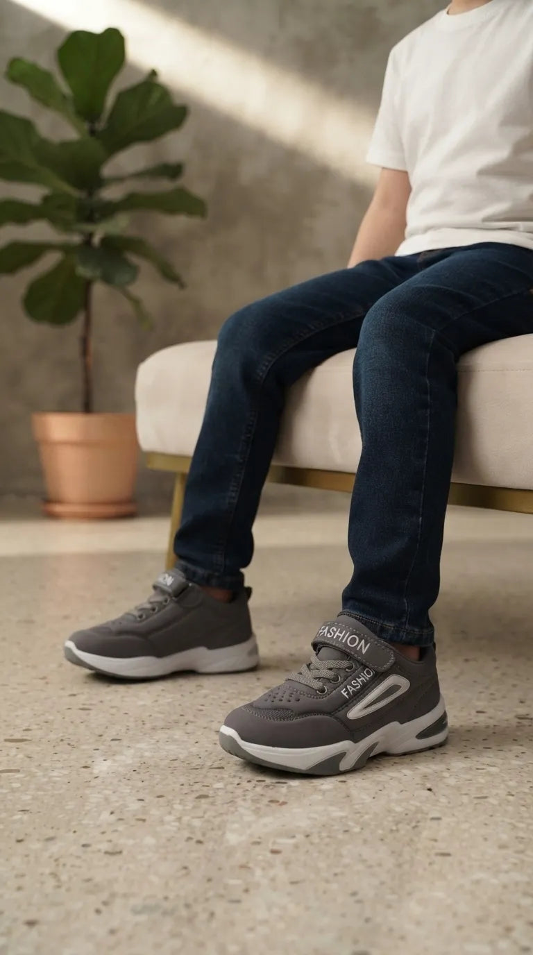 Boys Grey Casual Jogger KD8773