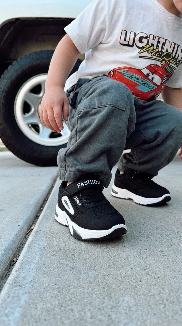 Boys Black Casual Jogger KD8774
