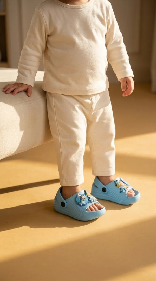 Boys Sky Blue Casual Flip Flop KD8779