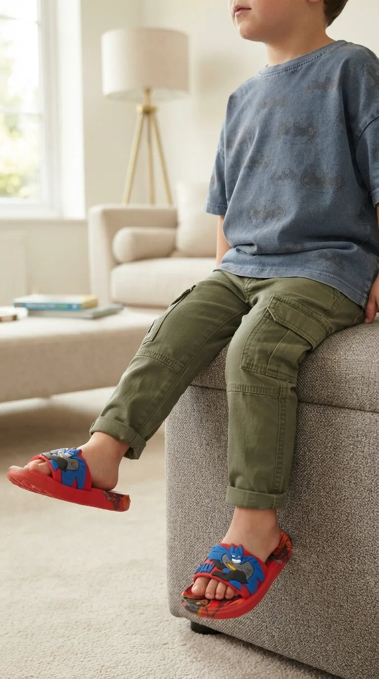 Boys Red Casual Flip Flop KD8788