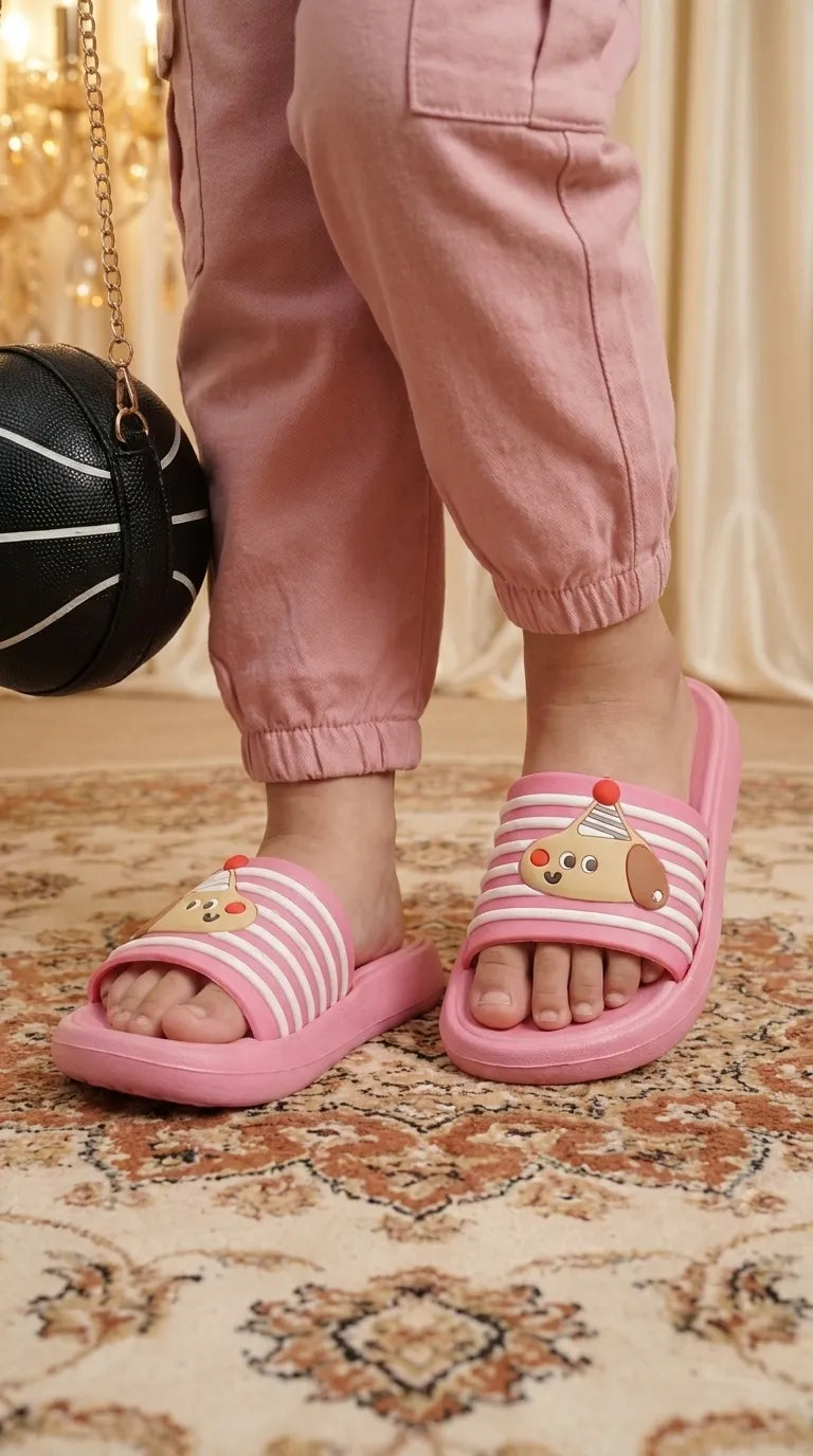 Girls Pink Casual Flip Flop KD8796