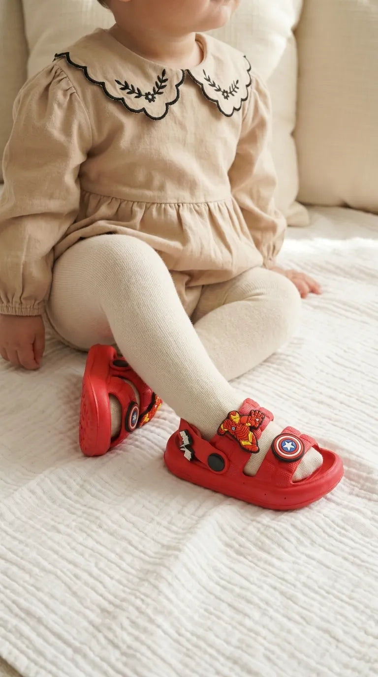 Boys Red Casual Flip Flop KD8838