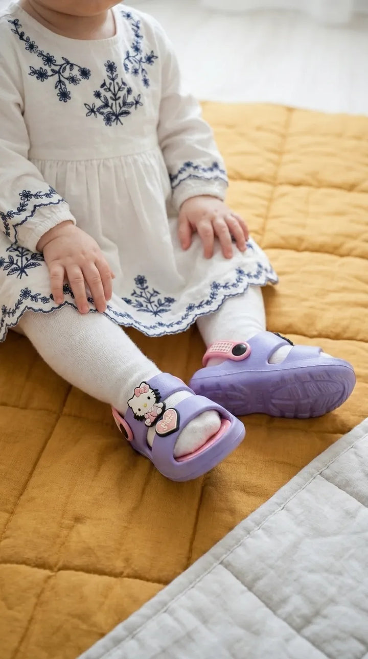 Girls Lilac Casual Flip Flop KD8841