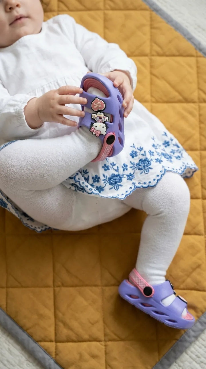 Girls Lilac Casual Flip Flop KD8841