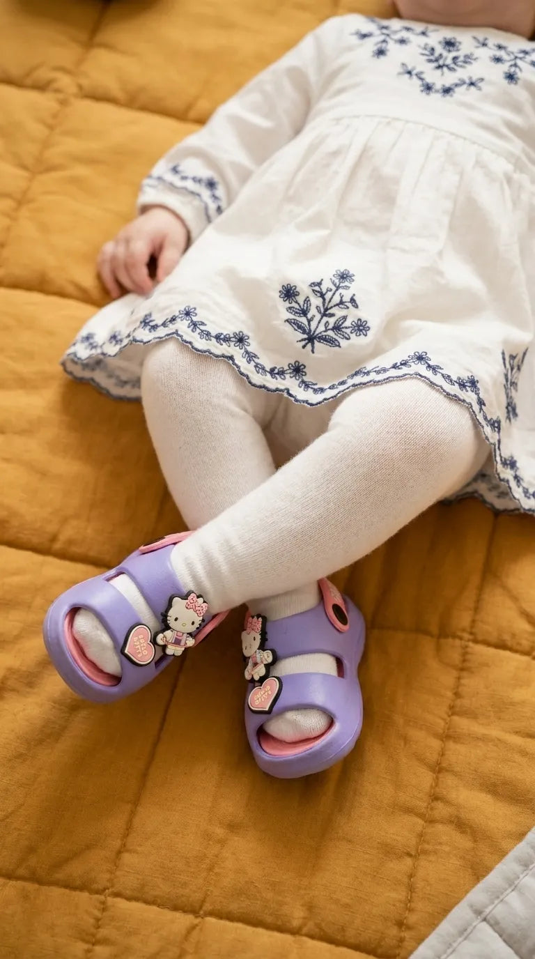 Girls Lilac Casual Flip Flop KD8841