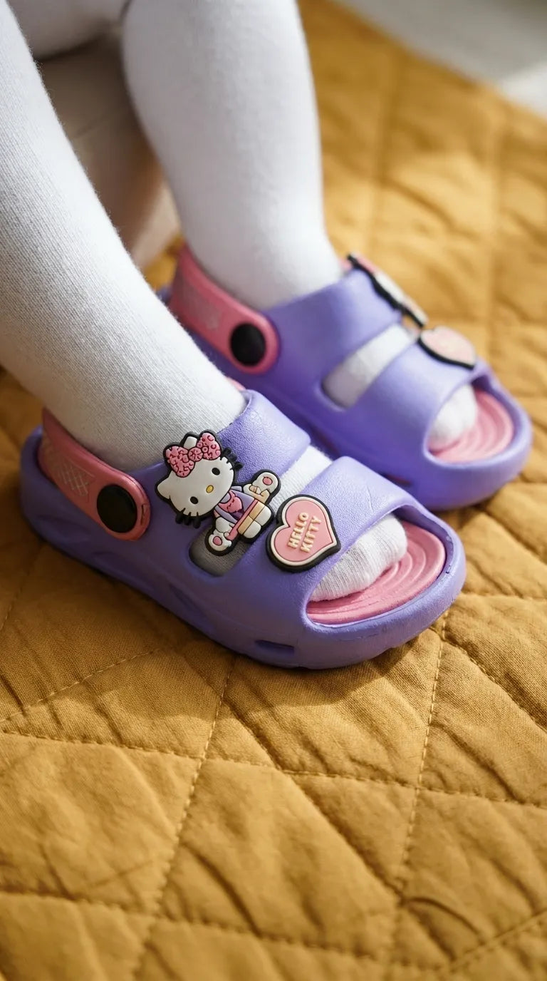 Girls Lilac Casual Flip Flop KD8841