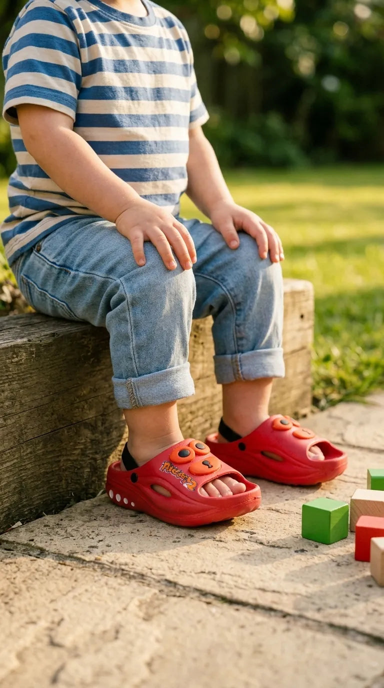 Boys Red Casual Flip Flop KD8853