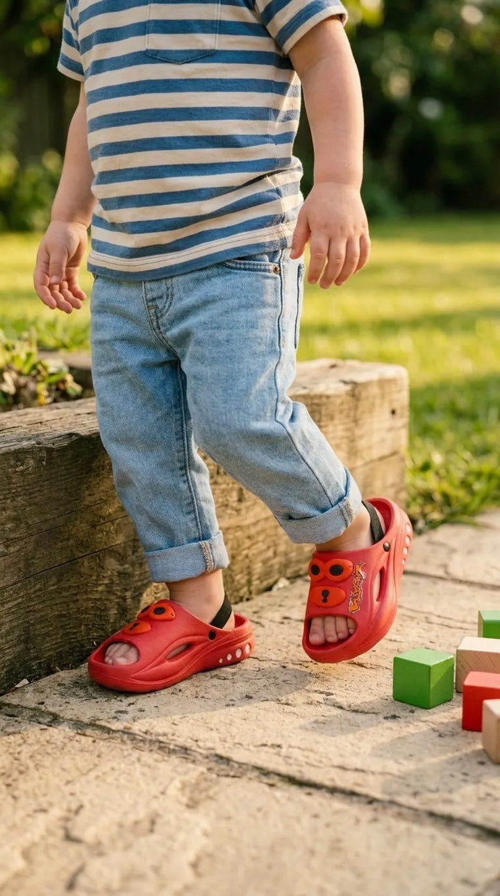 Boys Red Casual Flip Flop KD8853
