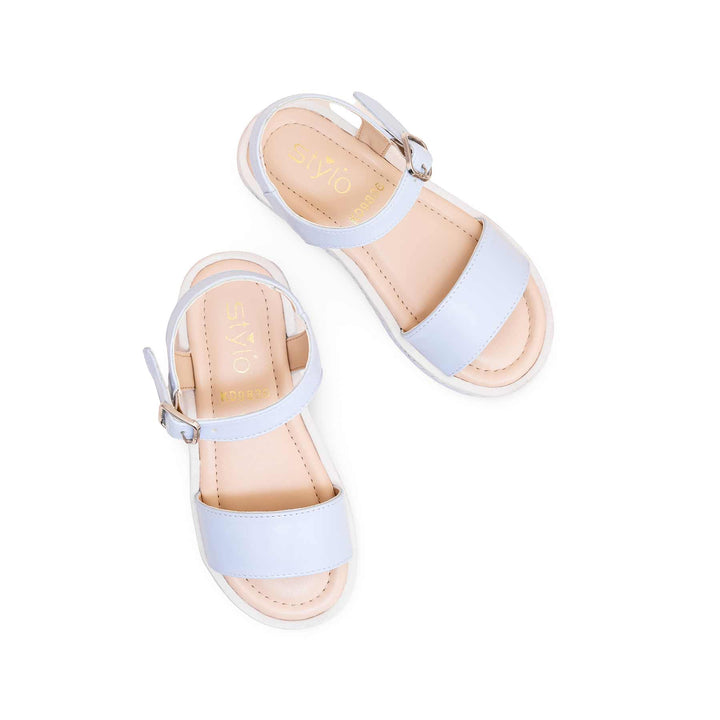 Girls Sky Blue Formal Sandal KD9836