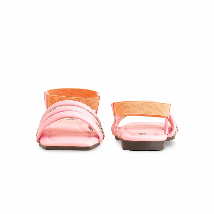 Girls Pink Formal Sandal KD9847