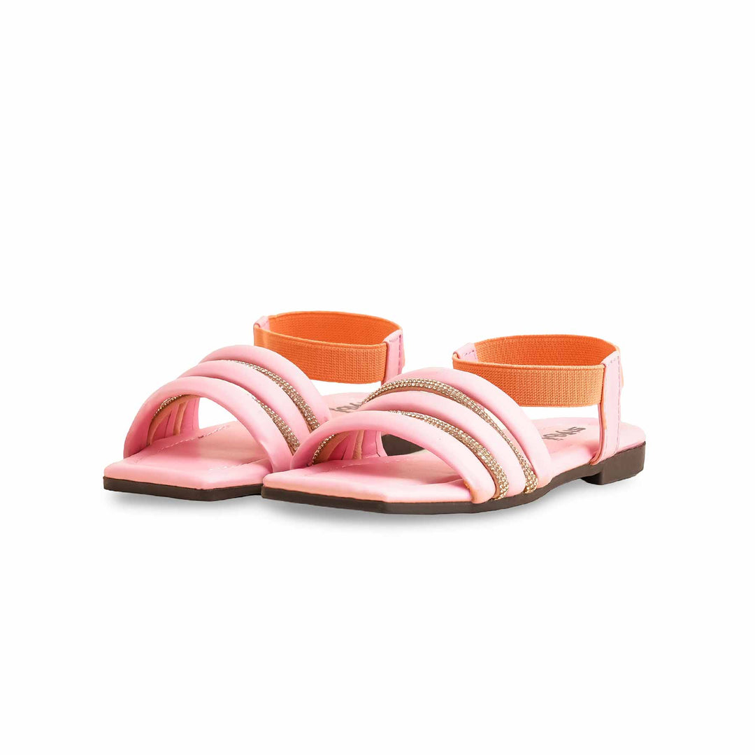 Girls Pink Formal Sandal KD9847