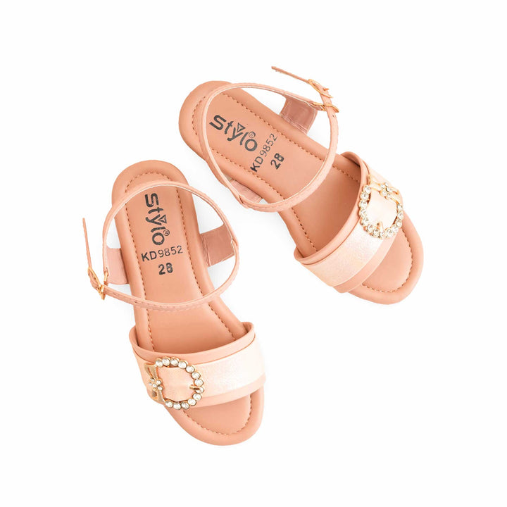 Girls Pink Formal Sandal KD9852