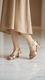 Girls Golden Fancy Sandal KD9861