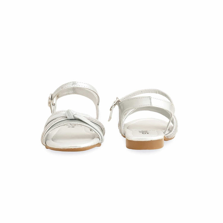Girls Silver Formal Sandal KD9869