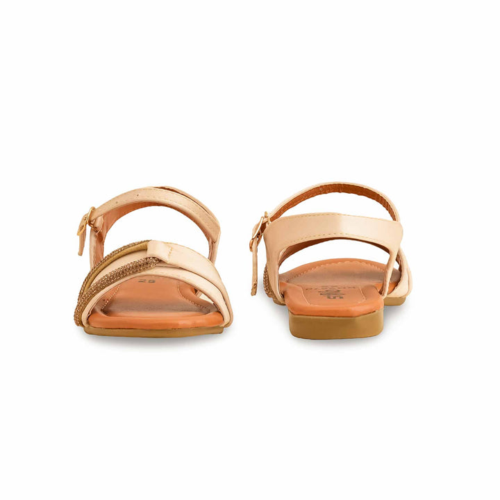 Girls Golden Formal Sandal KD9870