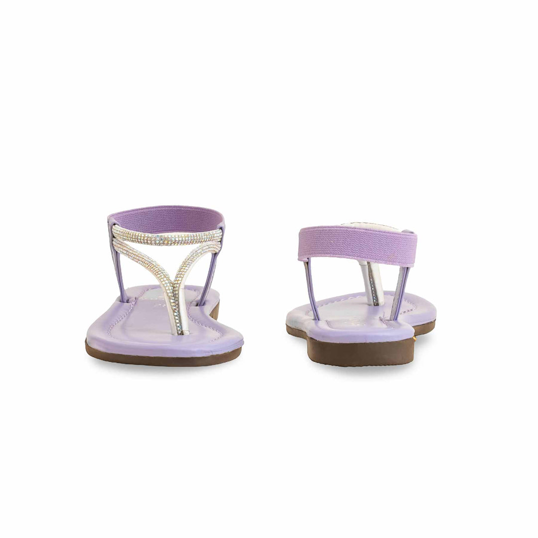 Girls Purple Casual Sandal KD9874