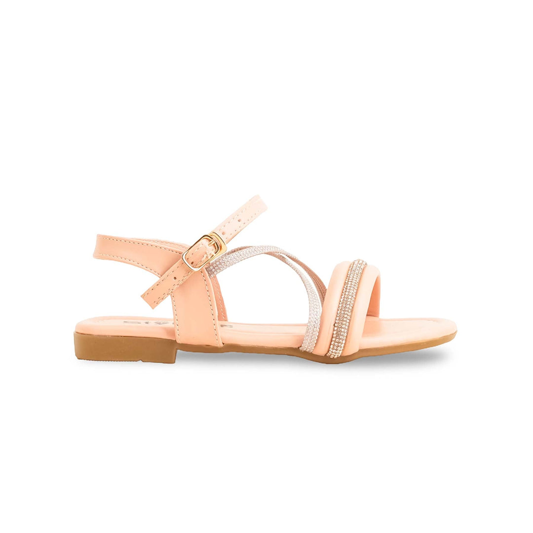 Girls Pink Formal Sandal KD9889