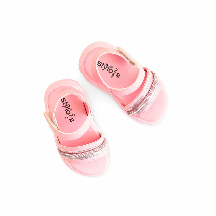 Girls Pink Casual Sandal KD9903