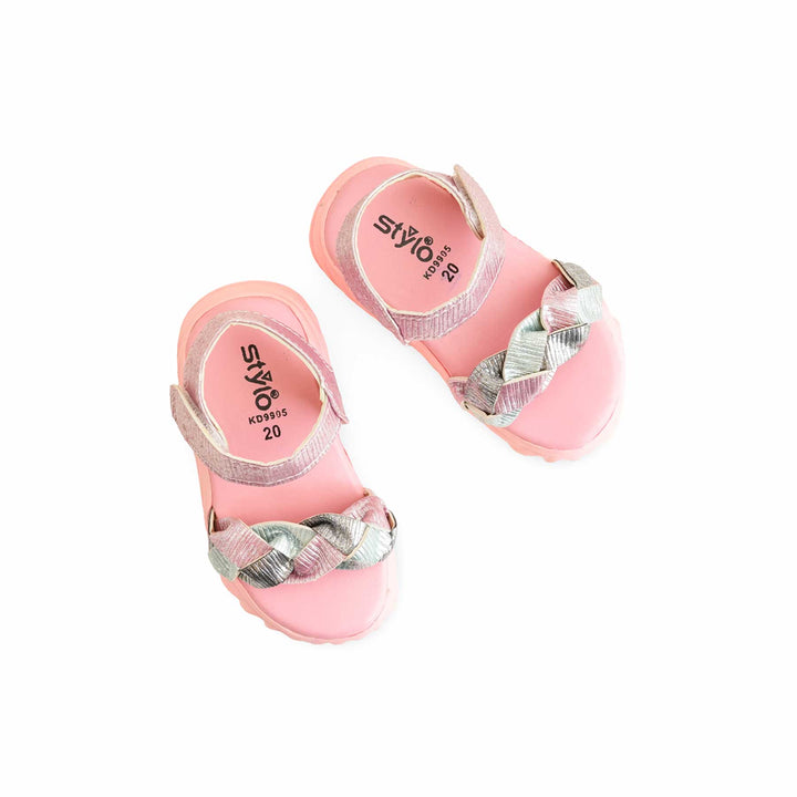 Girls Pink Casual Sandal KD9905
