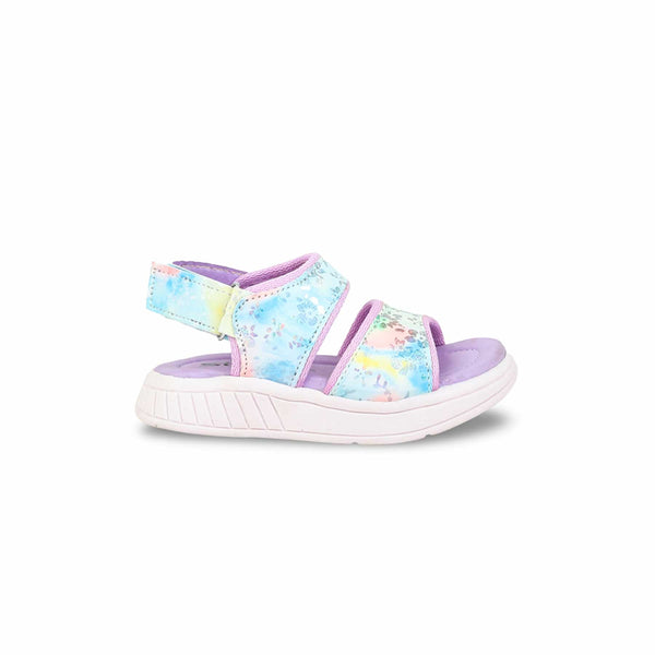 Girls Purple Casual Sandal KD9910