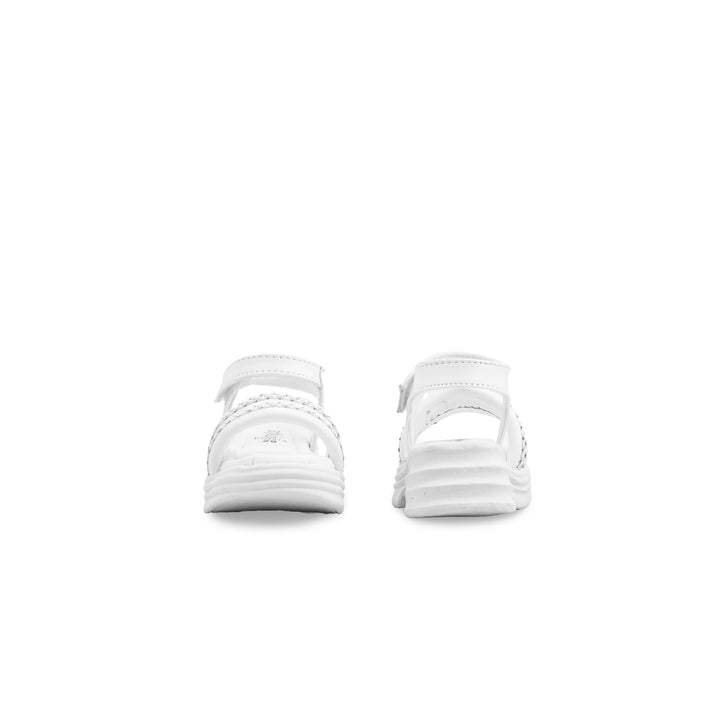 Girls White Formal Sandal KD9918