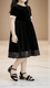Girls Black Formal Sandal KD9925
