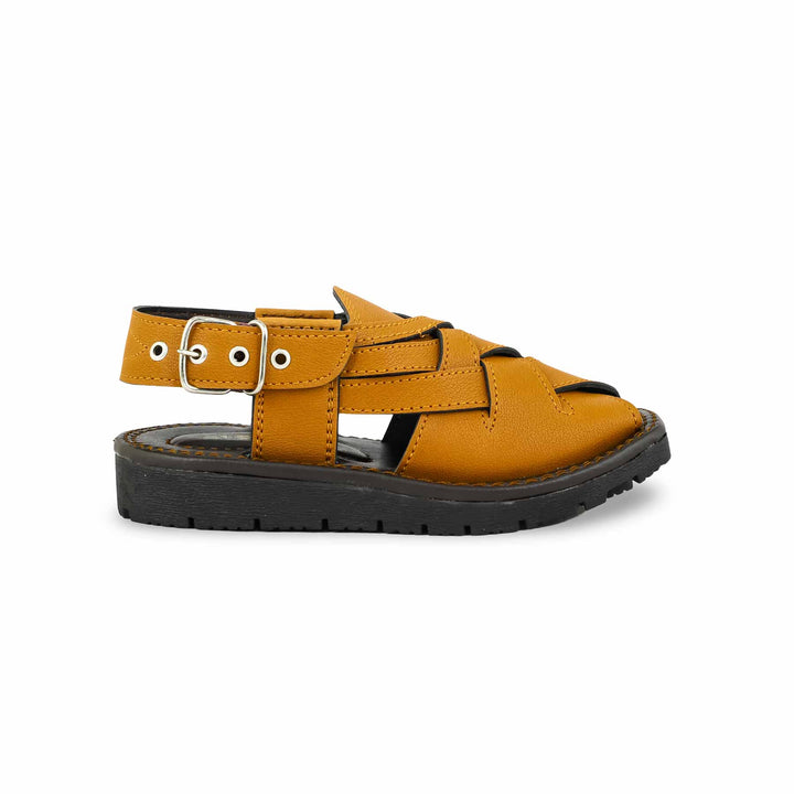 Boys Mustard Peshawari Chappal KD9934