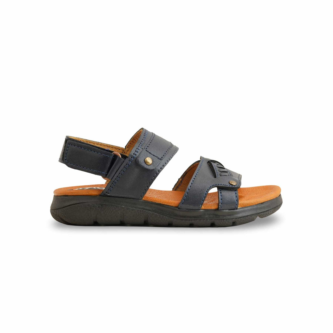 Boys Navy Formal Sandal KD9948