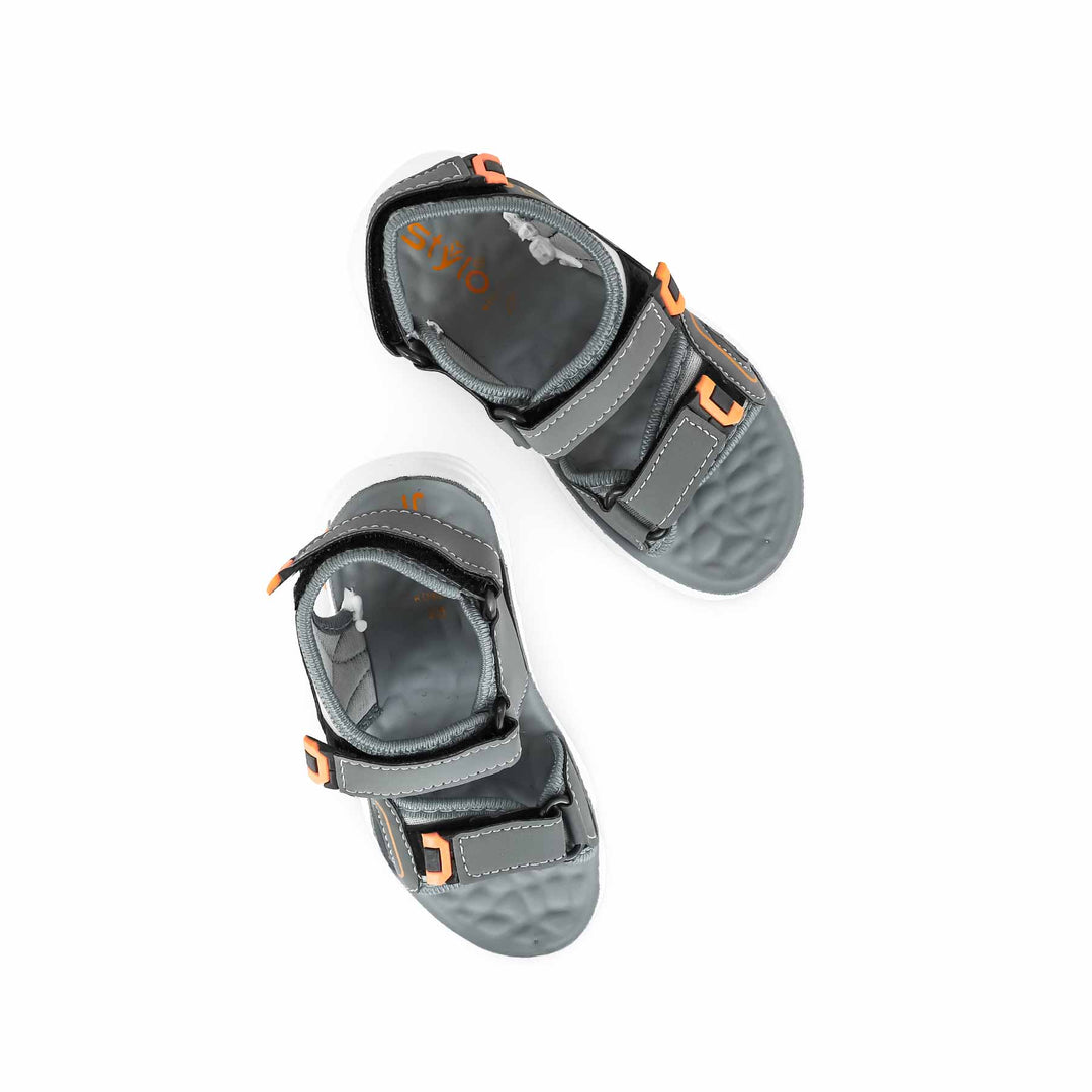 Boys Grey Casual Sandal KD9952