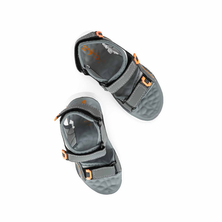 Boys Grey Casual Sandal KD9952