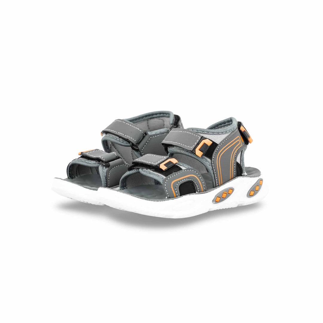 Boys Grey Casual Sandal KD9952