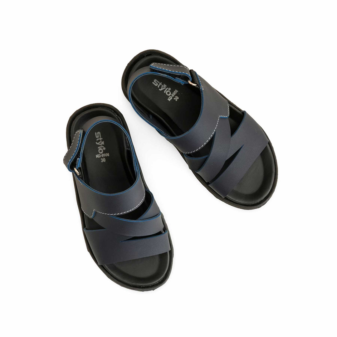 Boys Navy Formal Sandal KD9956