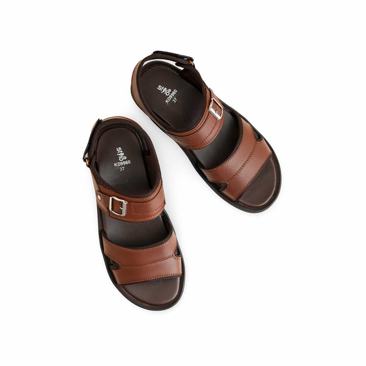 Boys Coffee Formal Sandal KD9960
