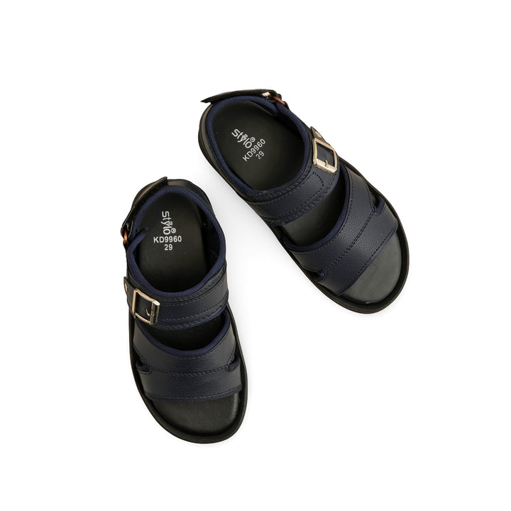 Boys Navy Formal Sandal KD9960