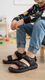 Boys Black Formal Sandal KD9962