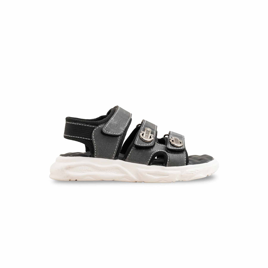 Boys Black Casual Sandal KD9965