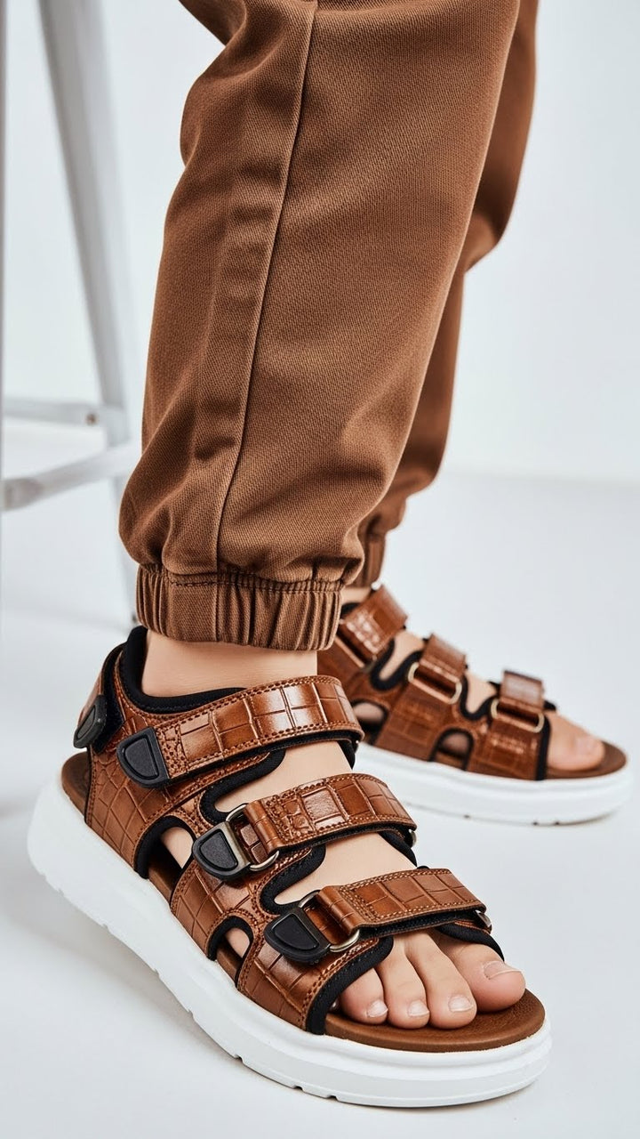 Boys Mustard Formal Sandal KD9966