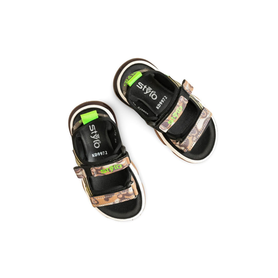 Boys Grey Casual Sandal KD9972