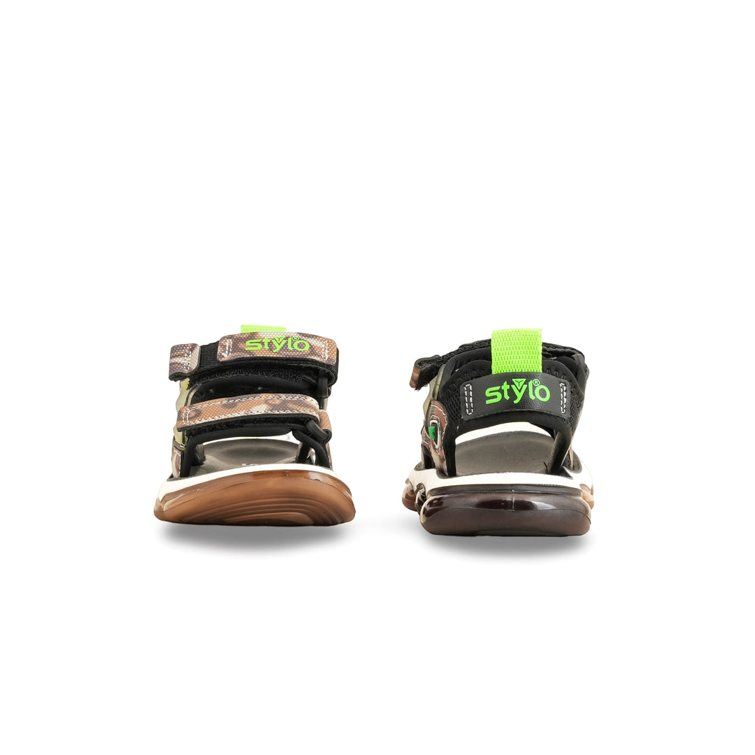 Boys Grey Casual Sandal KD9972