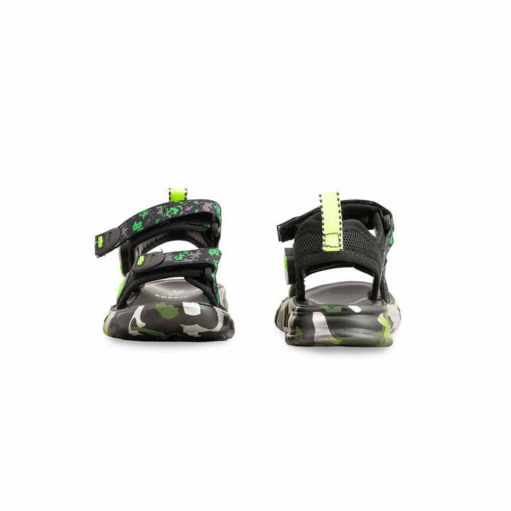 Boys Black Casual Sandal KD9976