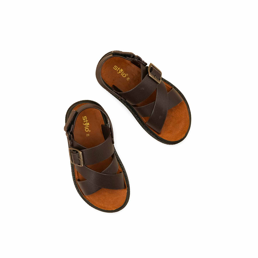 Boys Coffee Formal Sandal KD9978