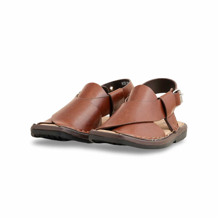 Boys Brown Peshawari Chappal KD9981