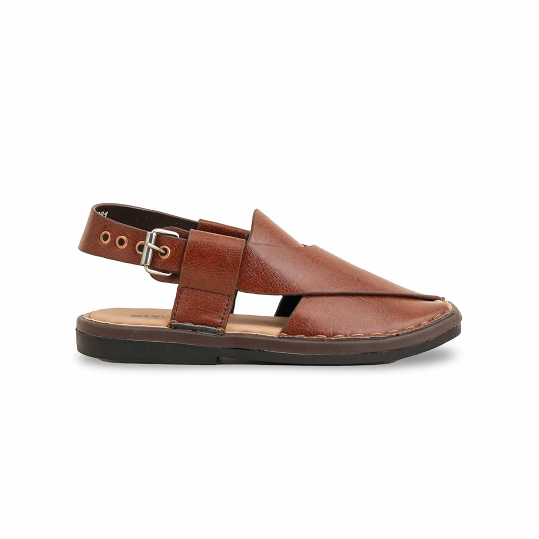 Boys Brown Peshawari Chappal KD9981