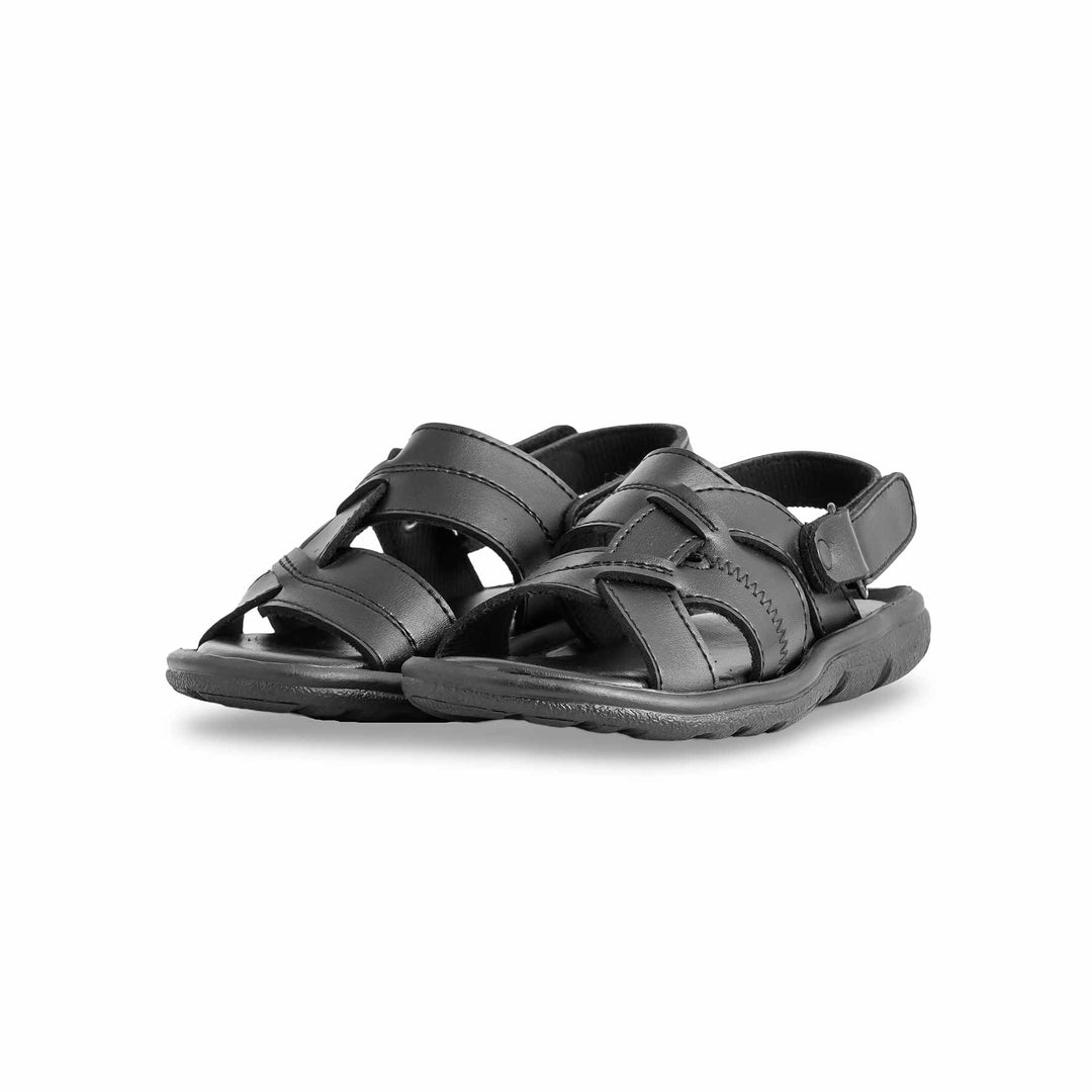 Boys Black Formal Sandal KD9987