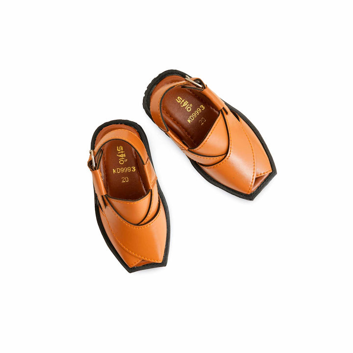 Boys Mustard Peshawari Chappal KD9993