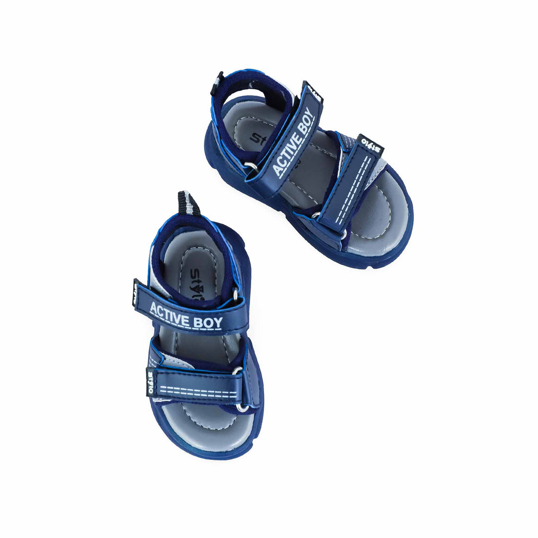 Boys Navy Casual Sandal KD9996