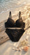 Black Padded Bra Set For Women LB2034