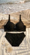 Black Padded Bra Set For Women LB2035